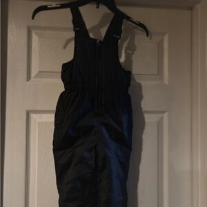 Kids Black Snow Bib Overalls - Brand Unspecified